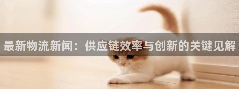 28圈注册条件：最新物流新闻：供应链