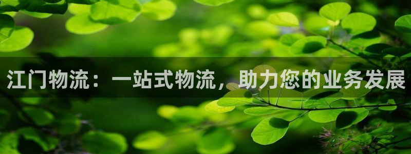 28圈官网网站：江门物流：一站式物流