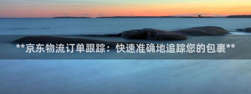 28圈注册网页：**京东物流订单跟踪